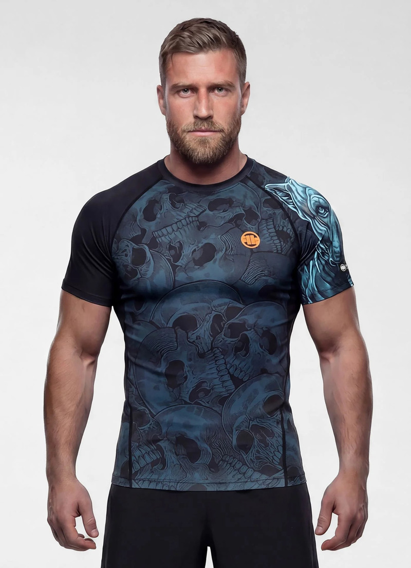 Pitbull sports guardian angel Rashguard
